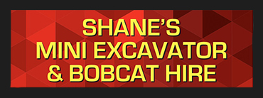 Shane's Mini Excavator and Bobcat Hire logo