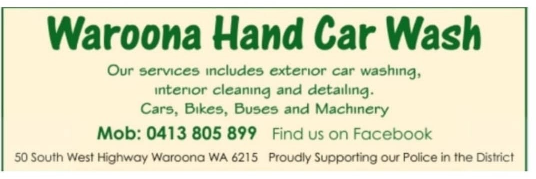 Waroona Hand Car Wash logo